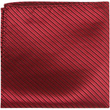 R7 PS - Red with small black stripes - Matching Pocket Square