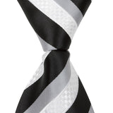 X2 - Black, White, and Grey Stripes