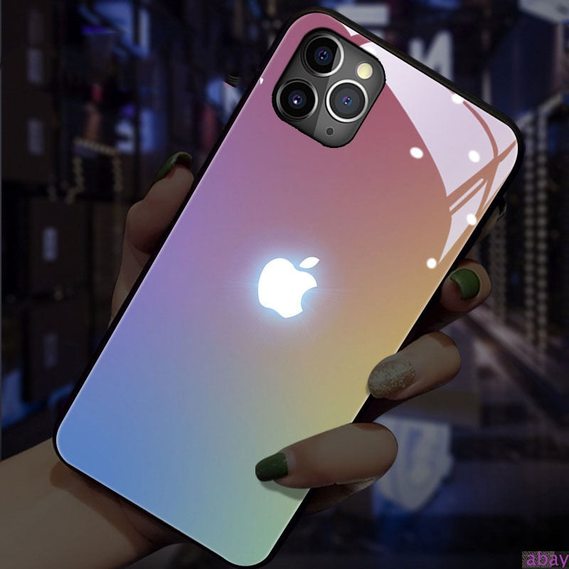 Sound Control Led Glowing Iphone Case From 11 To 12 Pro Max Mermaid Case