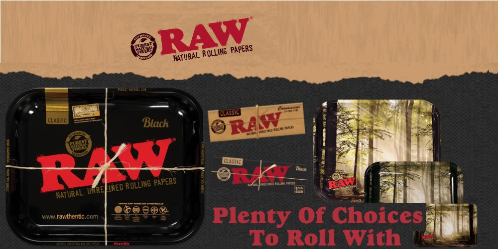 Raw papers rolling trays