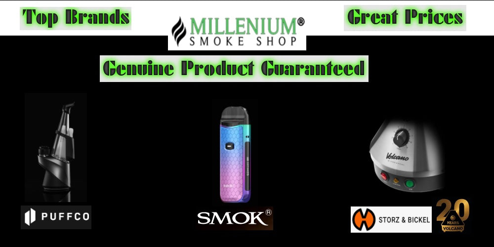 Millenium Smoke Shop Authentic Product Guaranteed