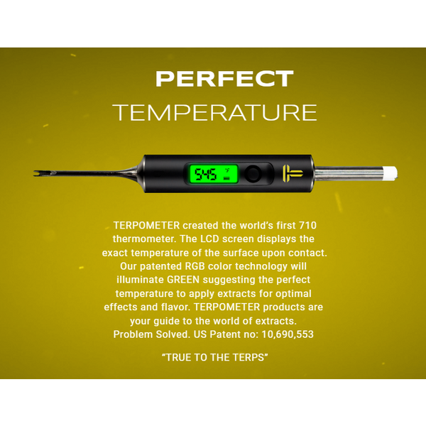 The Terpometer Digital 710 Thermometer & Dab Tool — Happy Buds Brooklyn