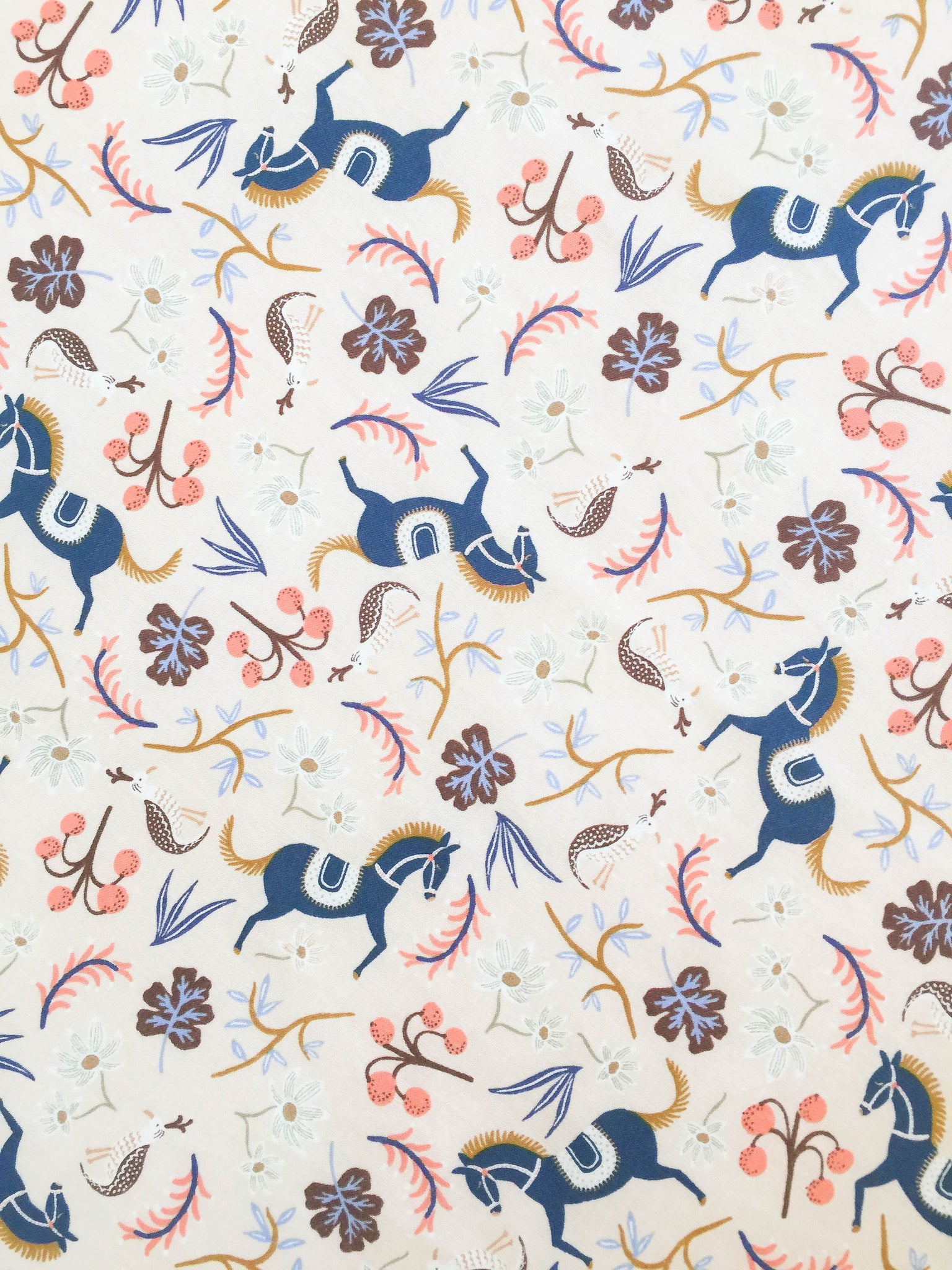 Changing Pad Cover Rifle Paper Co Les Fleurs Carousel In