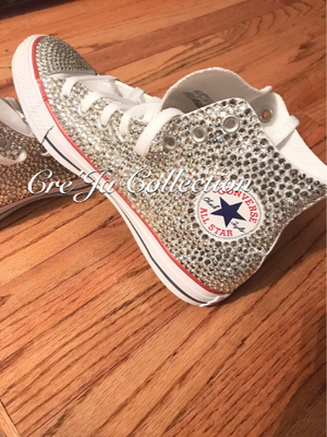 bling high top converse