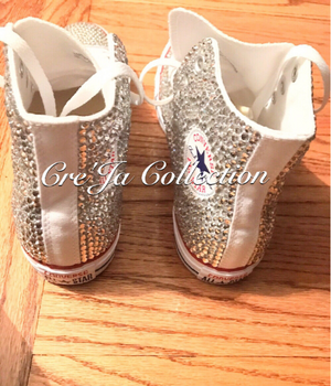 diamond converse bling shoes