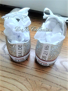 bling out converse for wedding