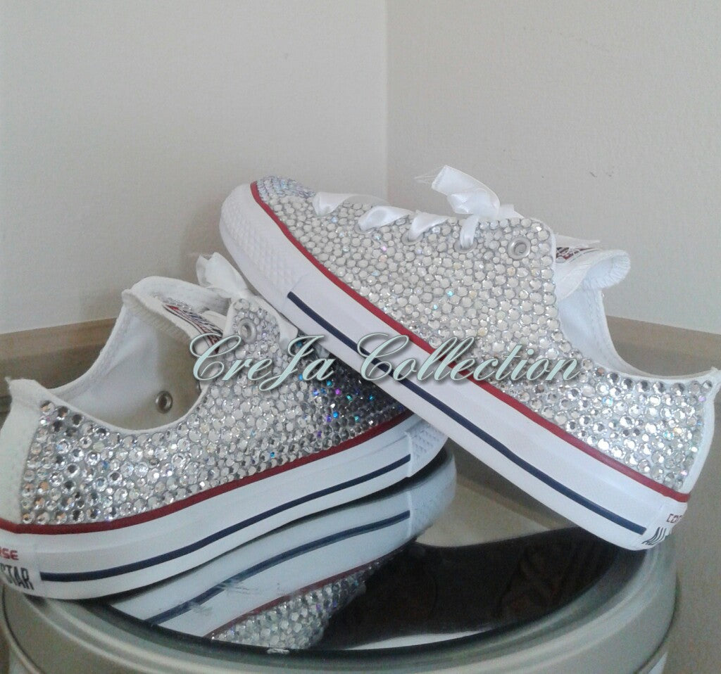 kids bling converse