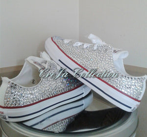 kids rhinestone sneakers