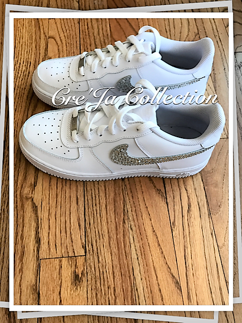 white air force ones custom