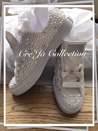 pearl covered converse