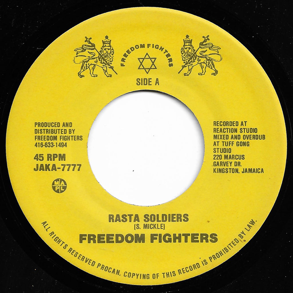 Freedom Fighters - Rasta Soldiers / Free South Africa – Invisible City