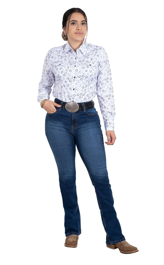 PANTALÓN VAQUERO BOOTCUT DE MUJER JOPLIN LIGHT BLUE – capitandenim