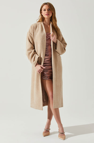 Sonya Plaid Oversized Coat