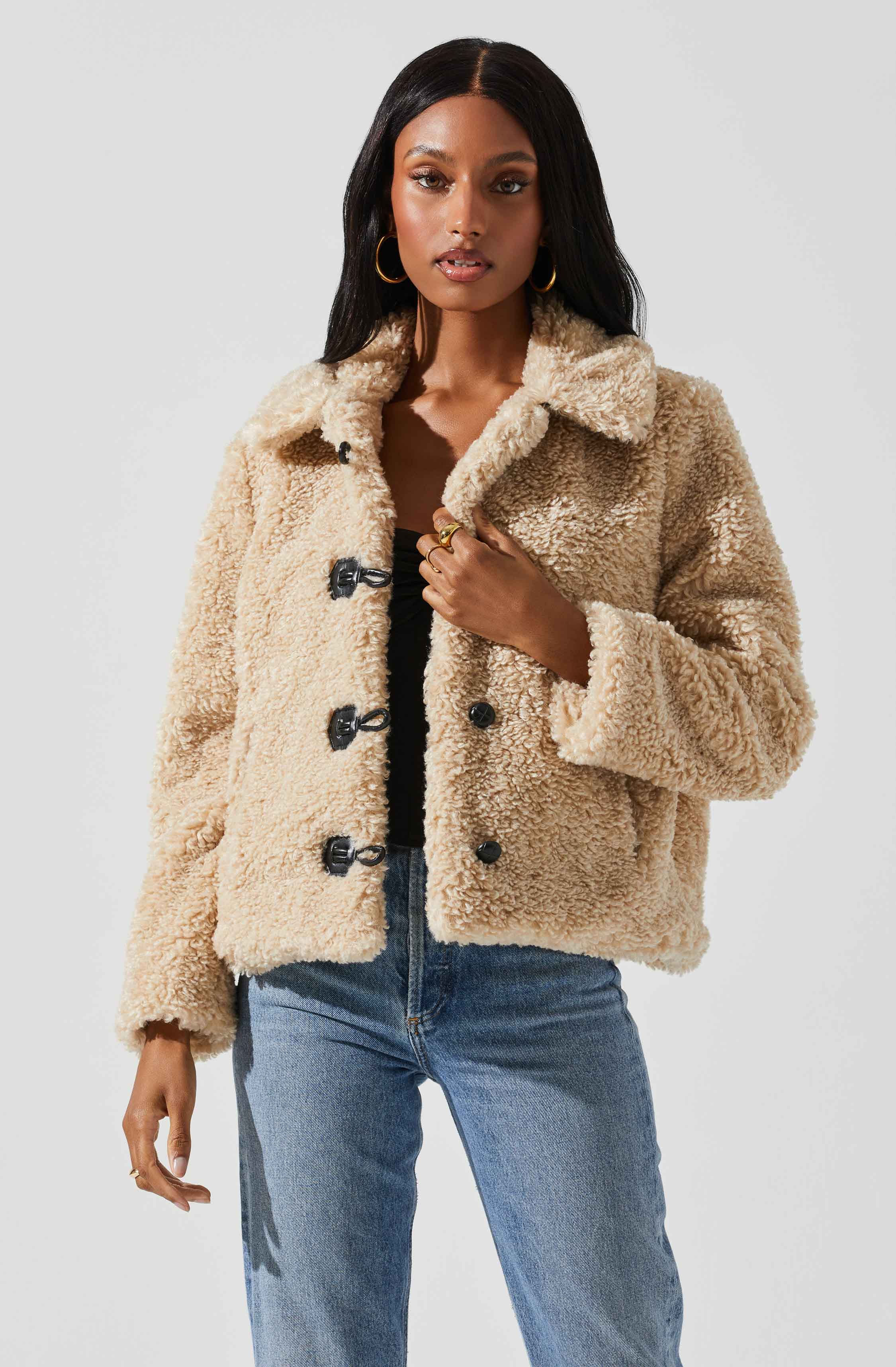  ASTR the label Women's Covina Jacket, Cream : Clothing, Shoes &  Jewelry