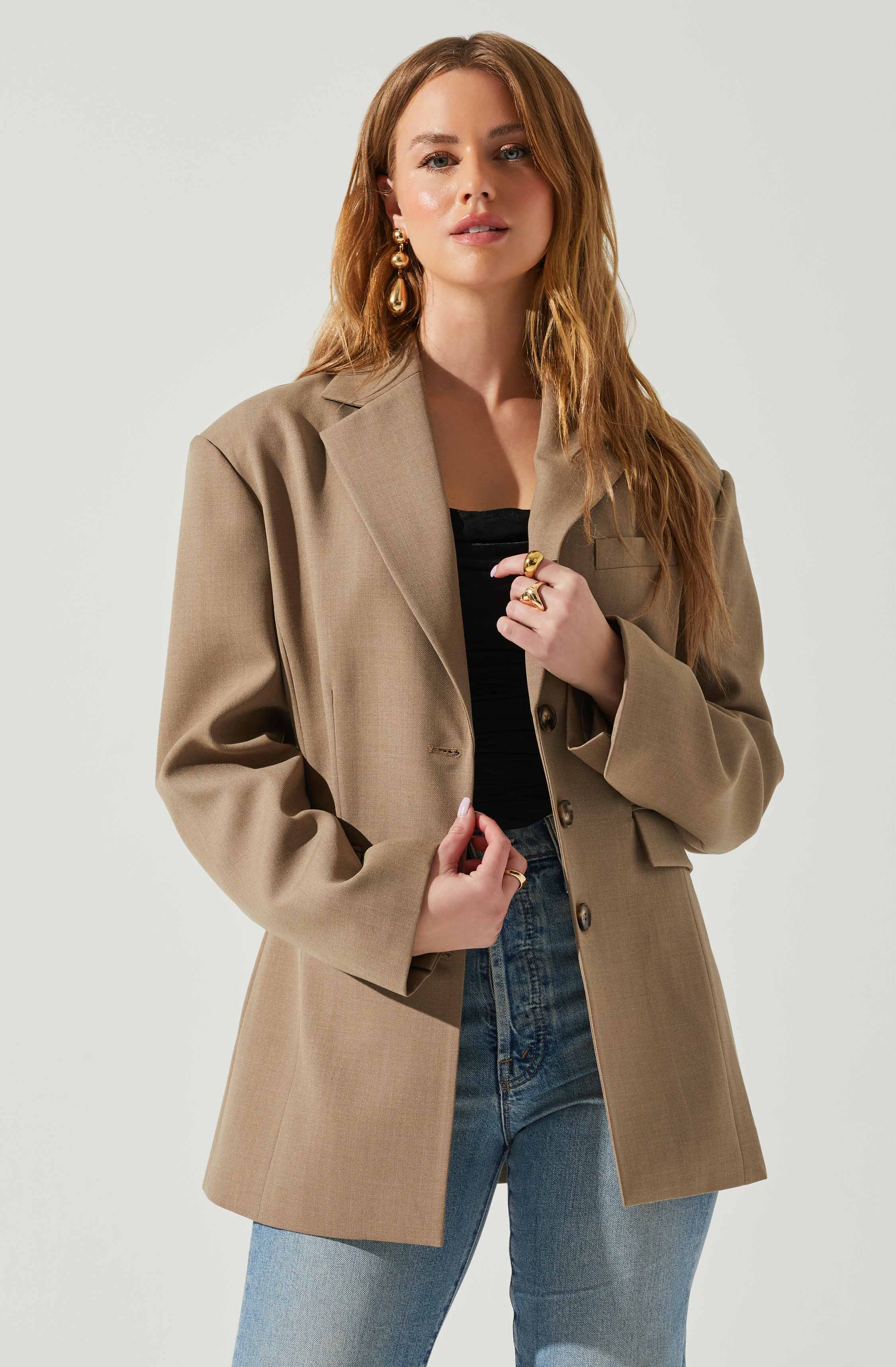 Rivka Fitted Sweetheart Blazer – ASTR The Label