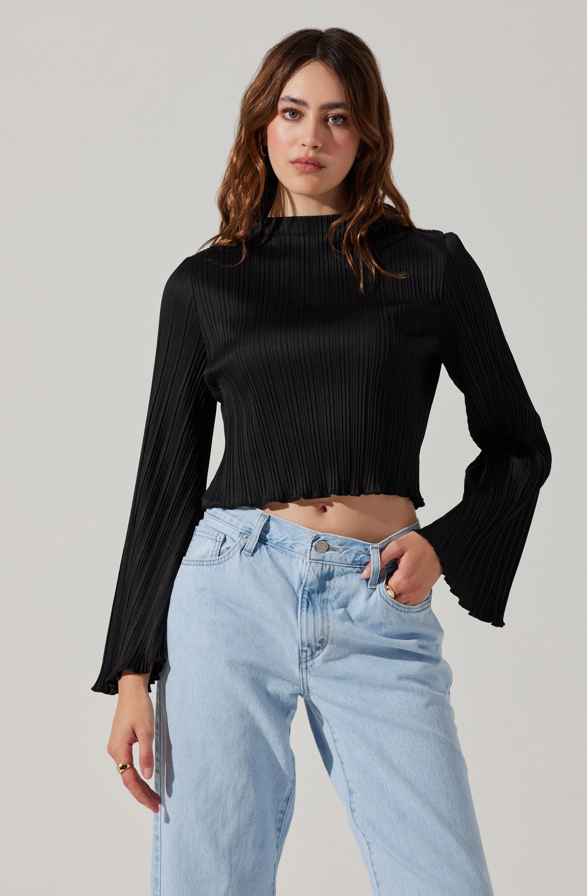 Long Sleeve Milkmaid Top – ASTR The Label