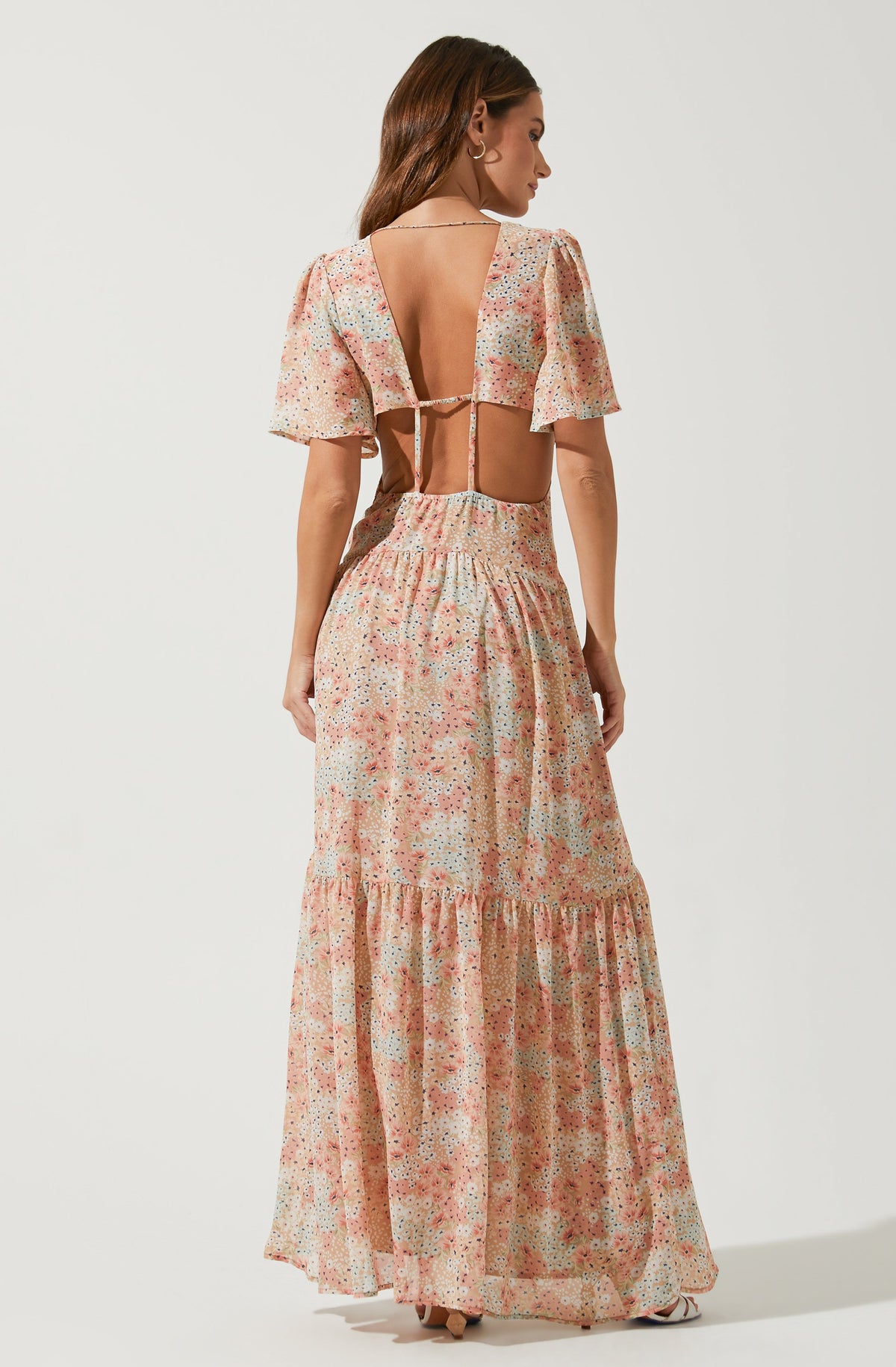 プレゼント サプライズ herlipto Floral Cut-Out Long Dress | www