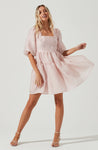 Cutout Self Tie Tiered Short Bubble Dress Dress by Astr The Label