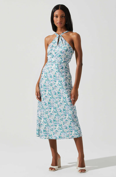 Tayla Floral Tiered Midi Dress