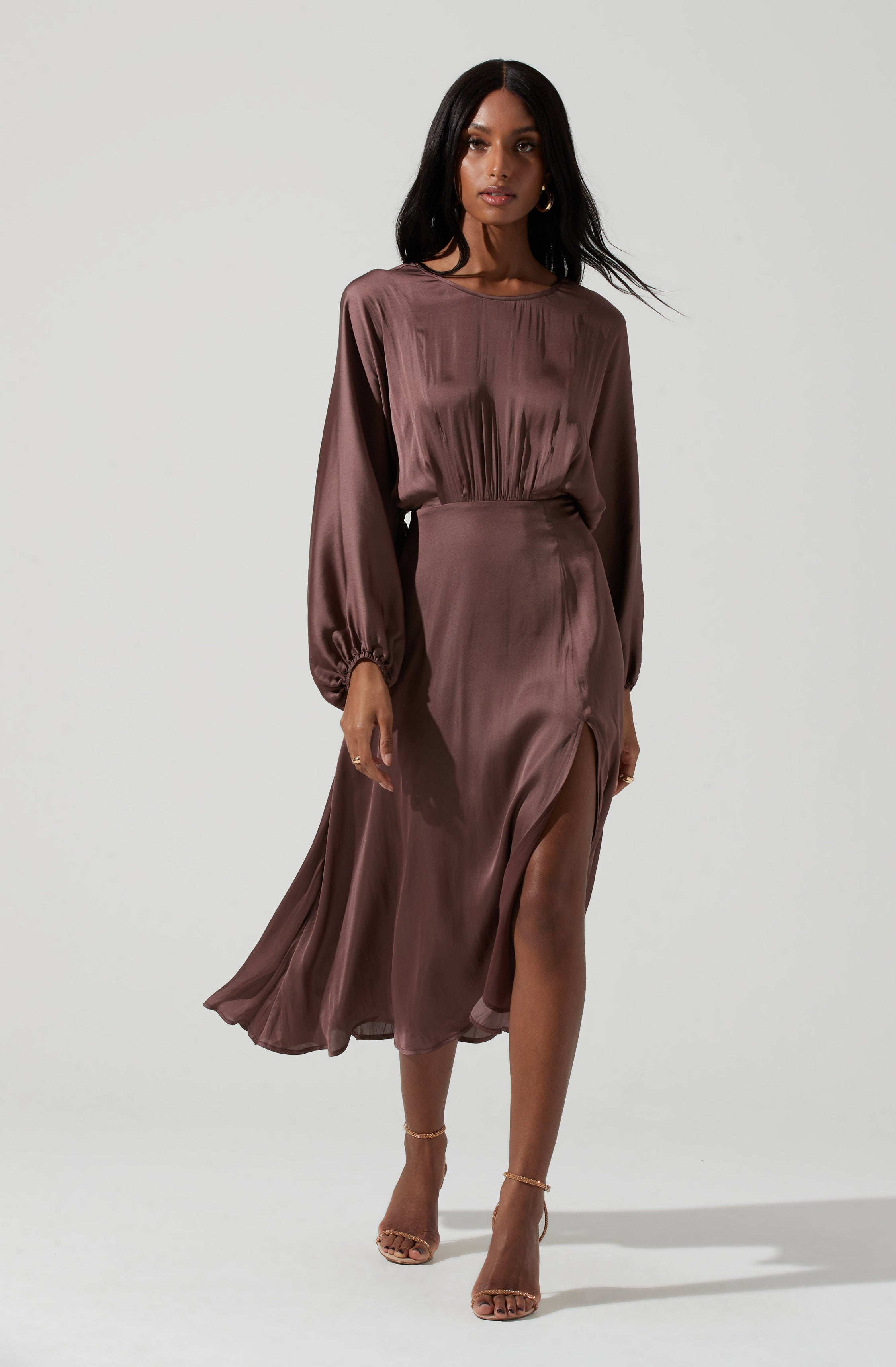 Marin Dolman Sleeve Midi Dress – ASTR The Label