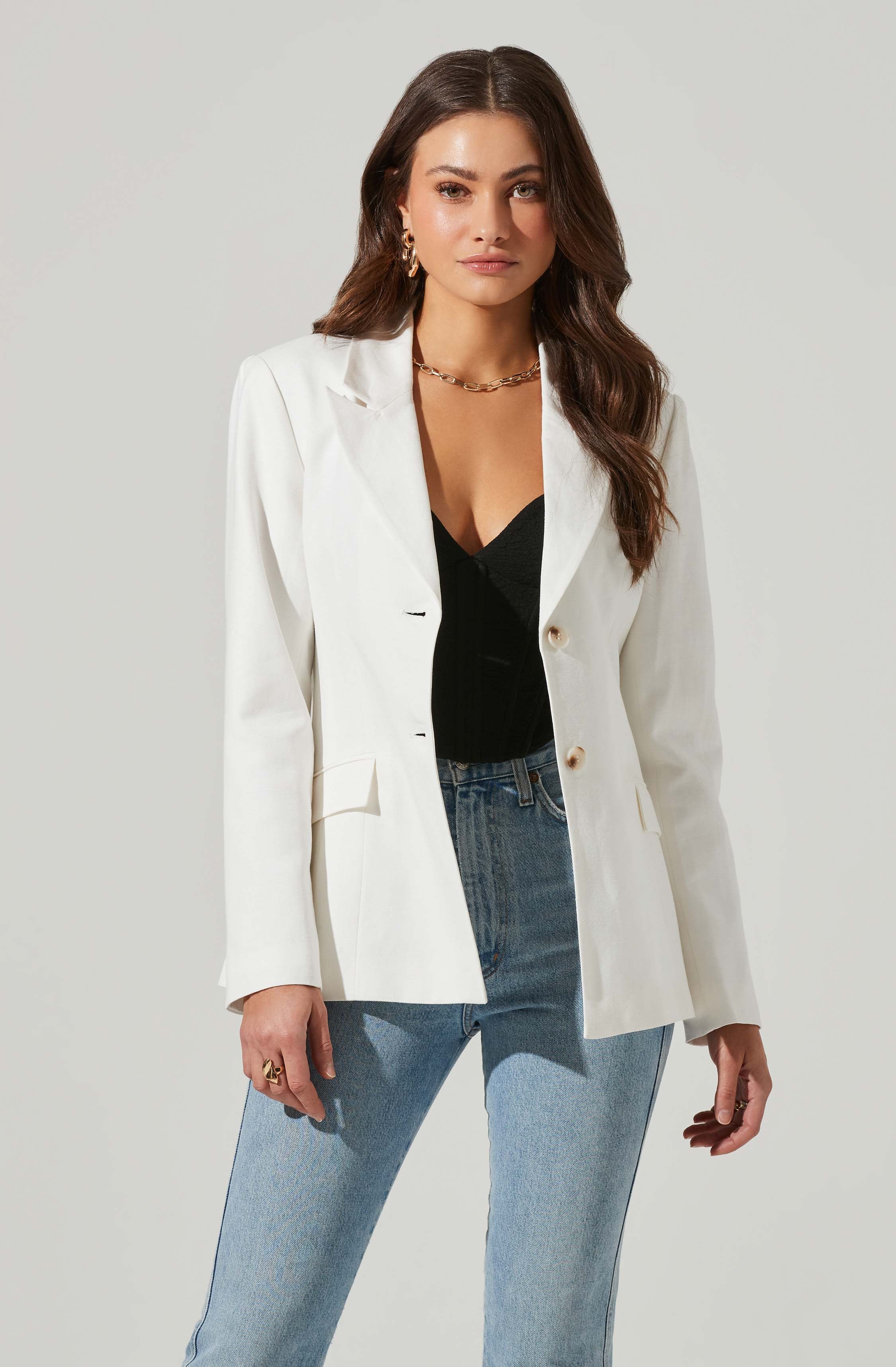 Rachel Wool Blend Oversized Blazer – ASTR The Label