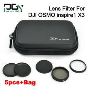PGY DJI Inspire 1 /DJI OSMO Camera filter MCUV filter ND4 ND8 ND16 CPL with bag case FPV Camera accessories