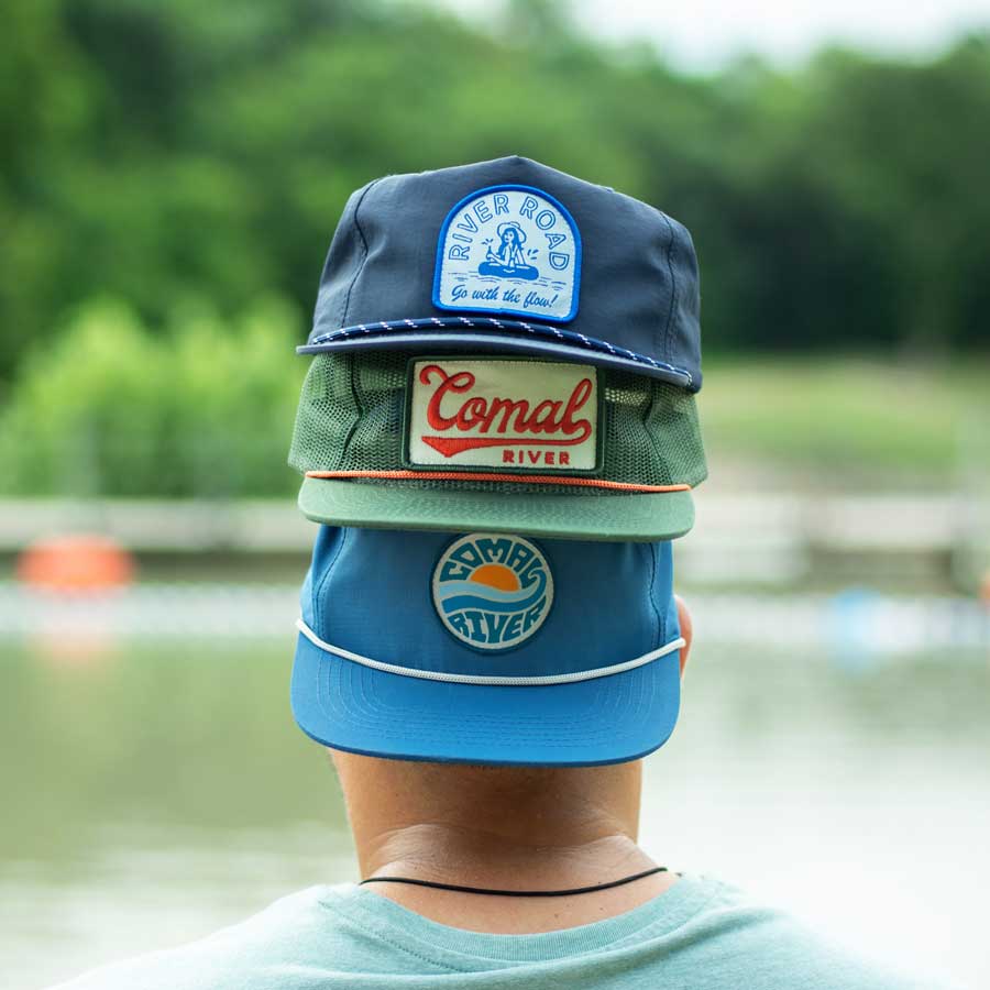 GO WITH THE FLOW SNAPBACK ROPE HAT for River Float – RIVER ROAD