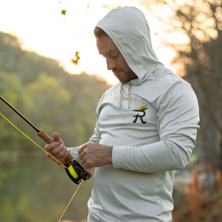 River Road Clothing Co. Fly Fishing UPF Hoodie  Outdoor Adventure Gear –  RIVER ROAD CLOTHING CO.