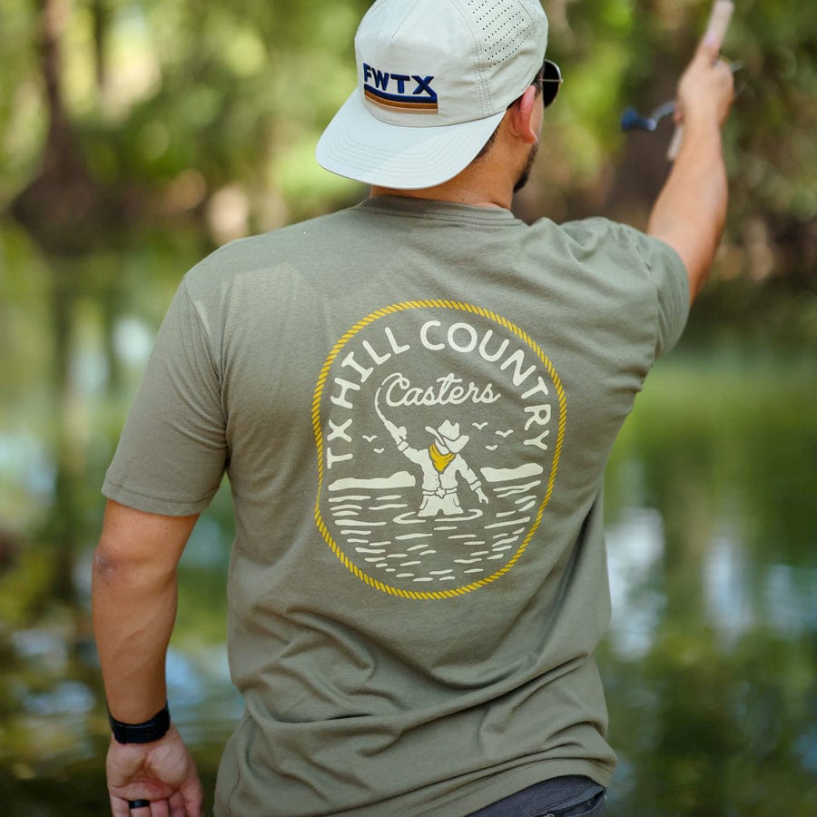 River Road Clothing Texas Hill Country Fishing T-Shirt S