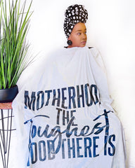 Motherhood Toughest Hood Throw Blanket