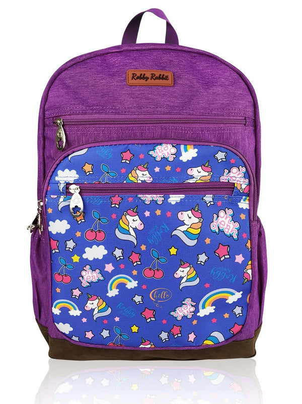 Love Magic - 16in Backpack (Purple)  - Robby Rabbit Girls