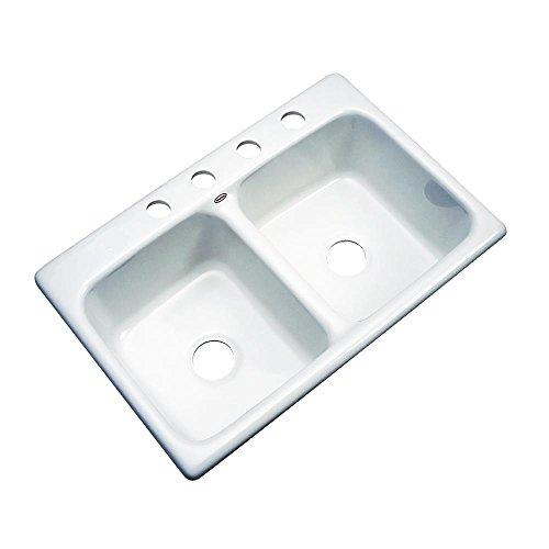 Dekor Sinks 50400 Westport Double Bowl Cast Acrylic Kitchen