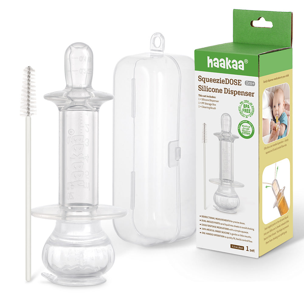 haakaa Silicone Cleaning Brush Kit - SUVA Grey - Bottle Brush for Breast  Pumps, Breast Milk Collector, Baby Bottles, Nipples, Breastmilk Storage Bags