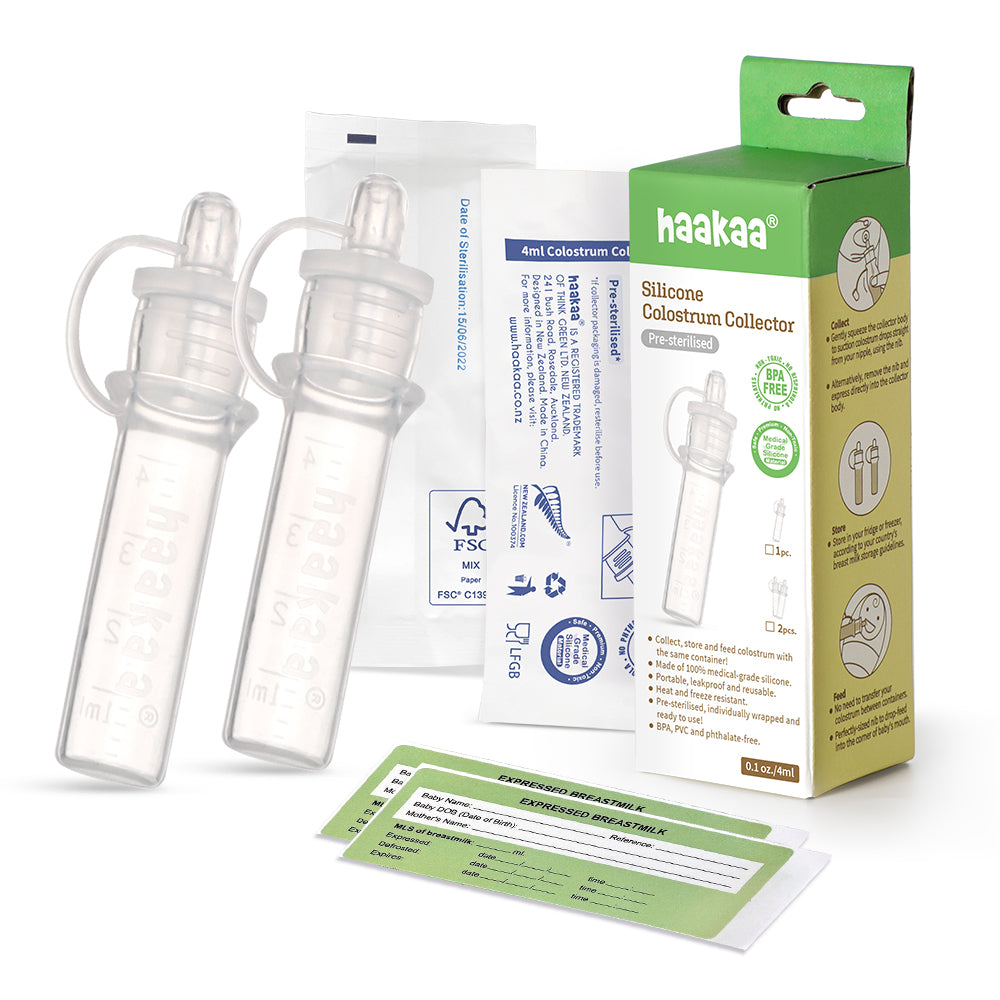Haakaa Silicone Milk Collector (40ml ⁄ 75ml) — 2pcs