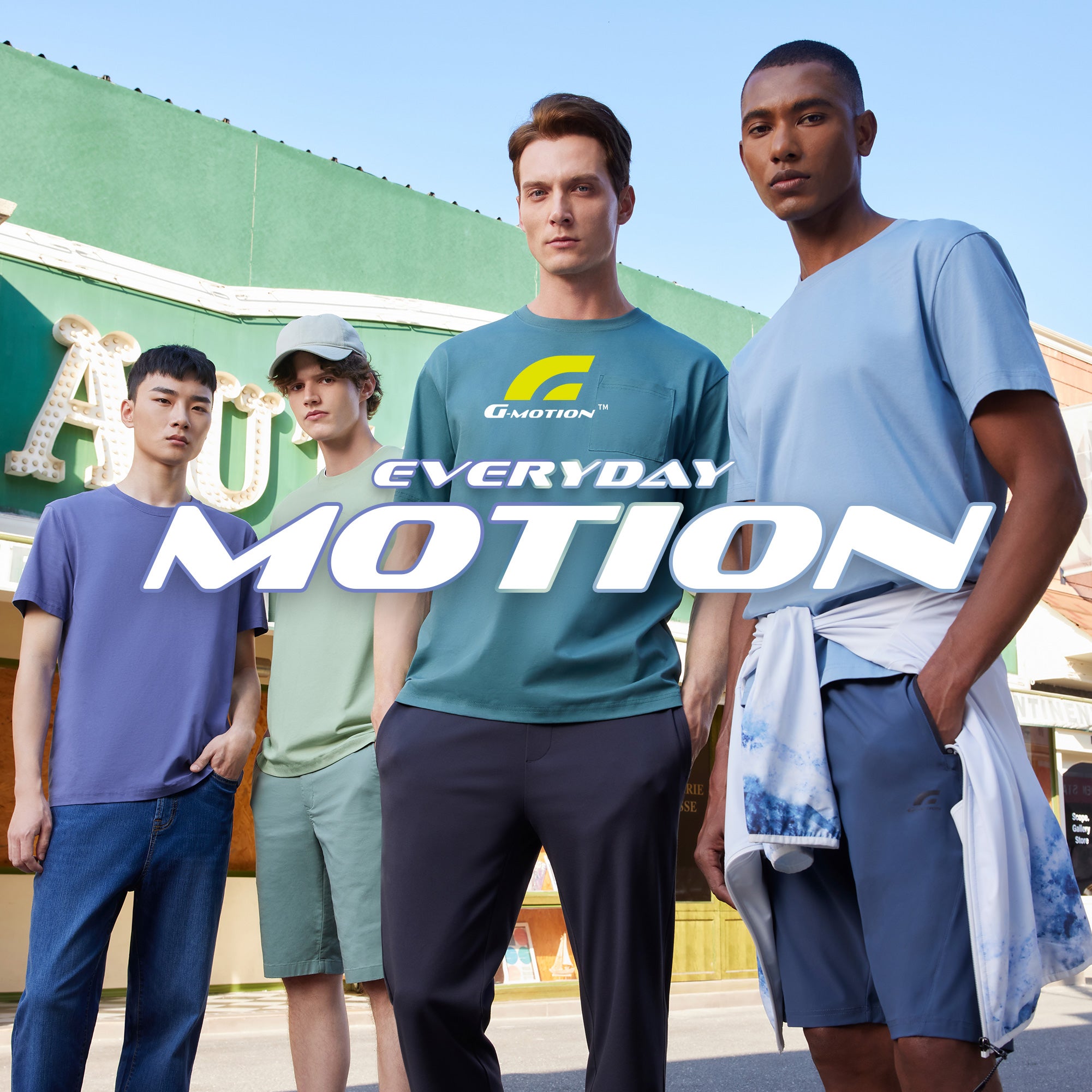 Men's G-Motion Shorts with Embroidery – Giordano Online Shopping