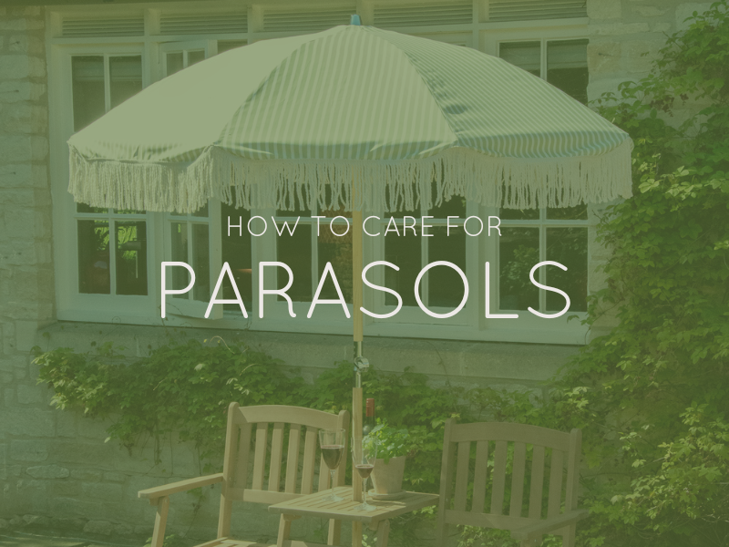 How to care for Parasols