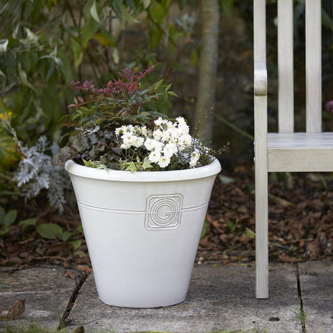 Loudon Classical White Planter