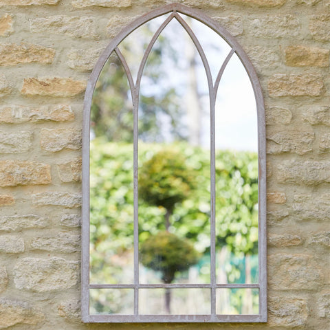 Large Arch Garden Mirror