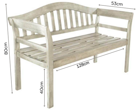 Wooden Garden Table and Chairs - 4 Seater with Cushions - Repton
