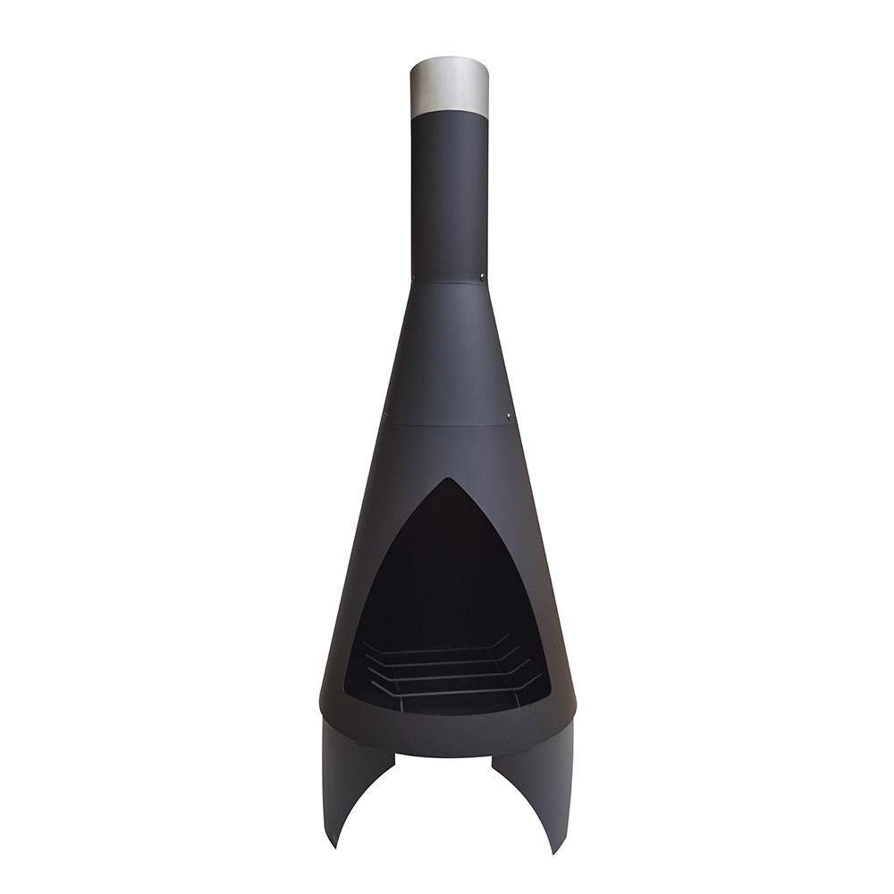 Hoole Ember Steel Chiminea | Gardenesque