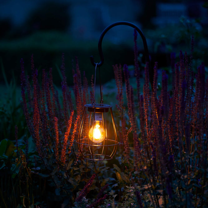 copper cage solar lights