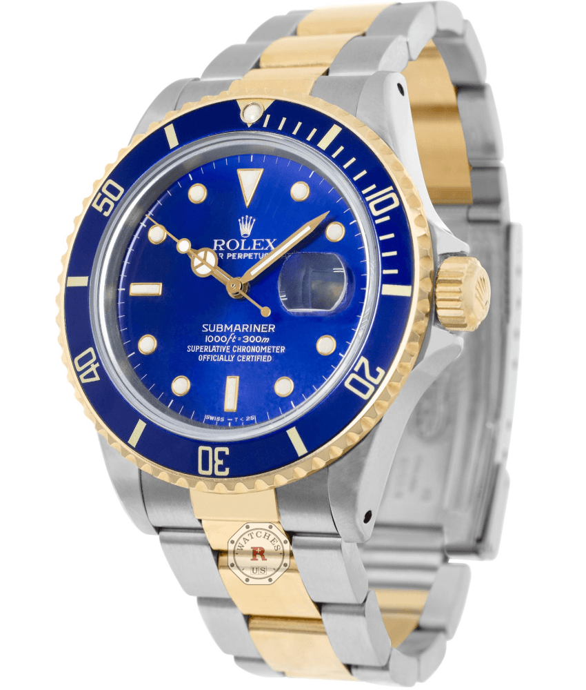 2009 rolex submariner two tone