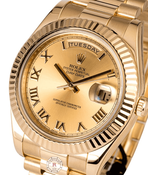 rolex champagne gold