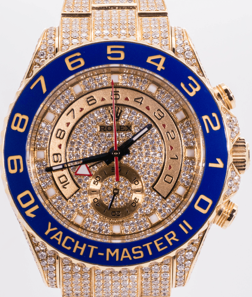 rolex yacht master 2 solid gold