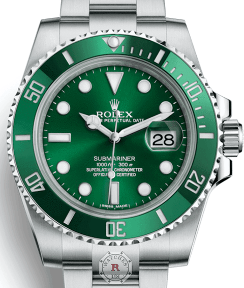 Rolex Submariner Steel HULK 116610LV 