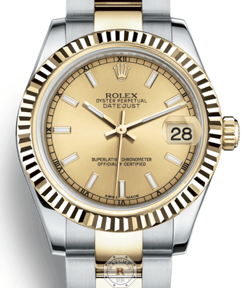 champagne rolex datejust