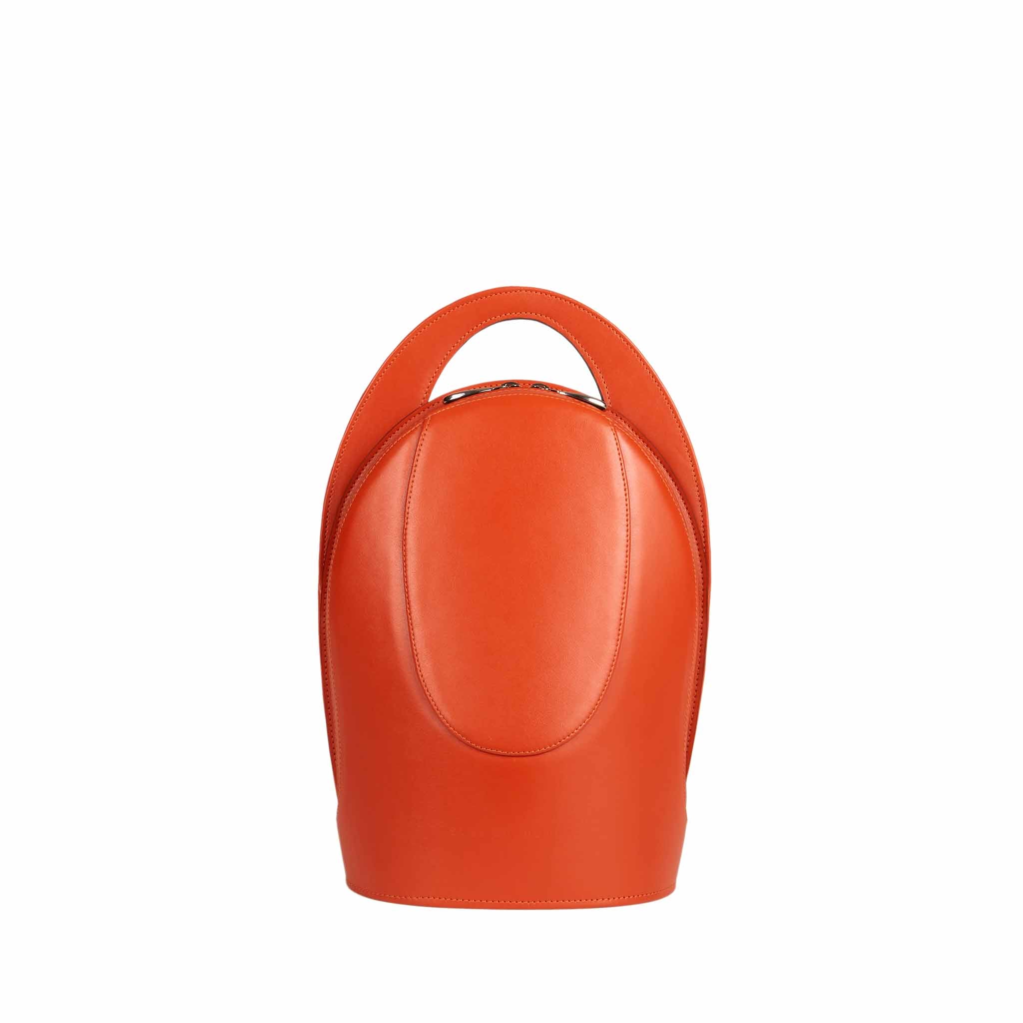 orange mini backpack