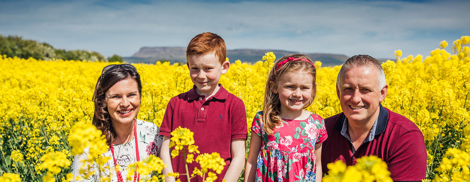 Founders of Broighter Gold Rapeseed Oil Leona Kane Richard Kane