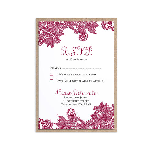 Rsvp Cards Tagged Indian Wedding Stnstationery