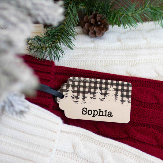  Christmas Stocking Name Tags Personalied Order 1 or